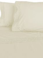 Sábana 1 Plaza 180 Hilos Broderie