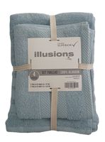 Set de 4 Toallas Sky Algodón