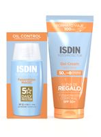 Set ISDIN Fotoprotector Fusion Water Magic SPF50 50 ml + Fotoprotector Gel Cream 100 ml