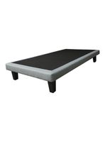 Base de Cama Europea Gris 1.5 Plazas