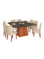 Juego de Comedor Italia Julia 136 + 8 Sillas