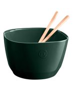 Ensaladera M Verde Oscuro Cerámica 22x22 cm