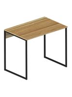 Escritorio  Urban Patas Metálicas Café 90 cm