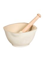 Mortero Con Mazo Crudo Cerámica 15x15 cm