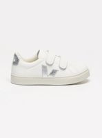 Zapatilla Urbana White Silver Esplar Leather Niños