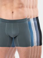 Pack 5 Bóxer Medio Algodón