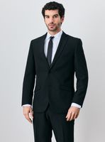 Traje Recto Tela Oxford Slim Fit