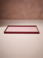 Bandeja Lacada Rosado M 45.7x35.6x2.5 cm