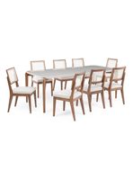 Juego de Comedor Donatella 220 cm + 8 Sillas saga
