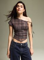 Polera Asimétrica Estampada