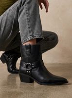 Botín Estilo Biker Mujer