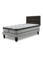 Cama Europea Dreamer Plus 1.5 Plazas Base Normal + Respaldo