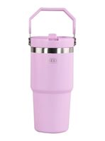 Botella Insulada con Mango Acero Inoxidable 590 ml Rosado