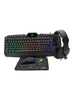 Kit 4 en 1 Insertion Pro Teclado + Headset + Mouse + Mousepad