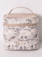 Neceser Mediano Acolchado Rosa Lentejuelas