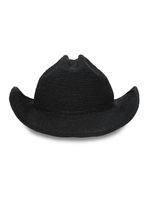 Sombrero Black Raffia Cowboy