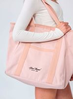 Cartera New Canvas Strap Tote Bag Pink