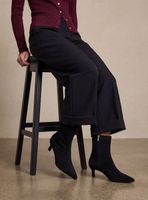 Botín de Cuero Taco Kitten Mujer