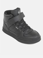 Zapato Escolar Caña Velcro Cuero Niño T.29 a 34