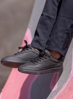 Zapato Escolar Cuero Acordonado Mujer