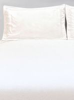 Cubrecama Algodón Bianca Blanco 2 Plazas