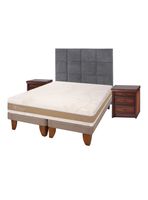 Cama Europea King Rilassati Infinity Base Dividida + Set Tamesis