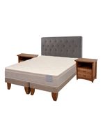 Cama Europea King Rilassati Base Dividida + Set Kavery