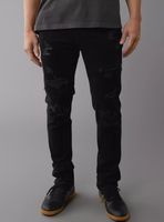 Jeans AE Flex+ Slim Rasgado Lavado Medio