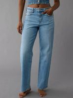 Jeans Ae Strigid Stovepipe Cintura Alta
