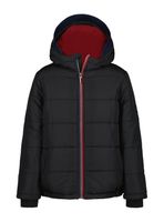 Parka Detalle Cierre Color y Logo en Manga