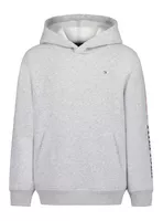 Polerón Capucha con Logo Manga Bicolor