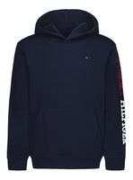 Polerón Capucha con Logo Bicolor en Manga