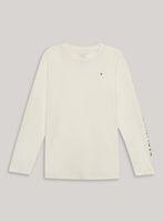 Polera Detalle Logo Tipográfico en Manga