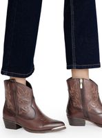 Botín Cuero Ashley 660704 Mujer