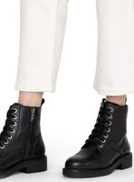 Botín Black Cuero Dahlia 660760 Mujer