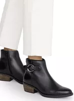 Botín Black Ginita 660810 Cuero Mujer