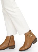 Botín Ginita660811 Cuero  Mujer