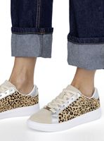 Zapatilla Urbana Print Leopardo Cuero Rosalia 660997 Mujer