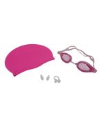 Gorro de Natación Adulto con Lentes(4Pzas)