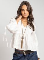 Blusa Bordada Blanca