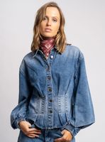 Chaqueta Martina Agoblada Celeste