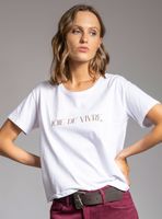 Polera Joie Básica Blanco