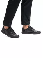 Zapato Escolar Villareal 34088  Cuero Hombre