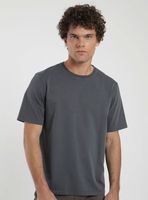 Polera Manga Corta Lisa Cuello Redondo