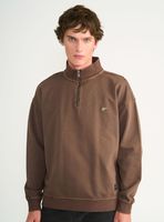 Polerón Mid Zipper Pigment Dye Mini Logo