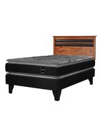 Cama Europea Terapeutic 1.5 Plazas Base Normal + Respaldo Mallorca