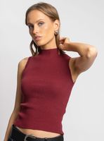 Polera Goa Halter Burdeo