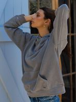 Polerón Hoodie Girls Grey