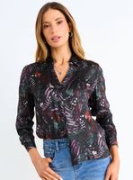 Blusa Fantasía Print Floral Abstracto