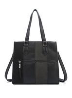 Cartera de Hombro Corte Recto Colmar Negro